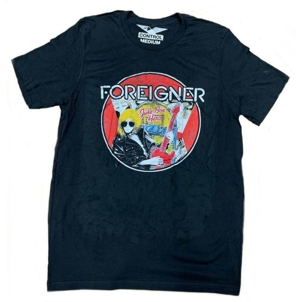 Foreigner Jukebox Hero Classic Rock Fan Retro T Shirt